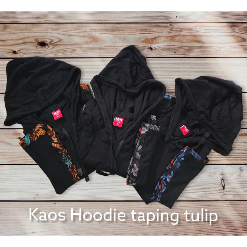 kaos Hoodie taping tulip