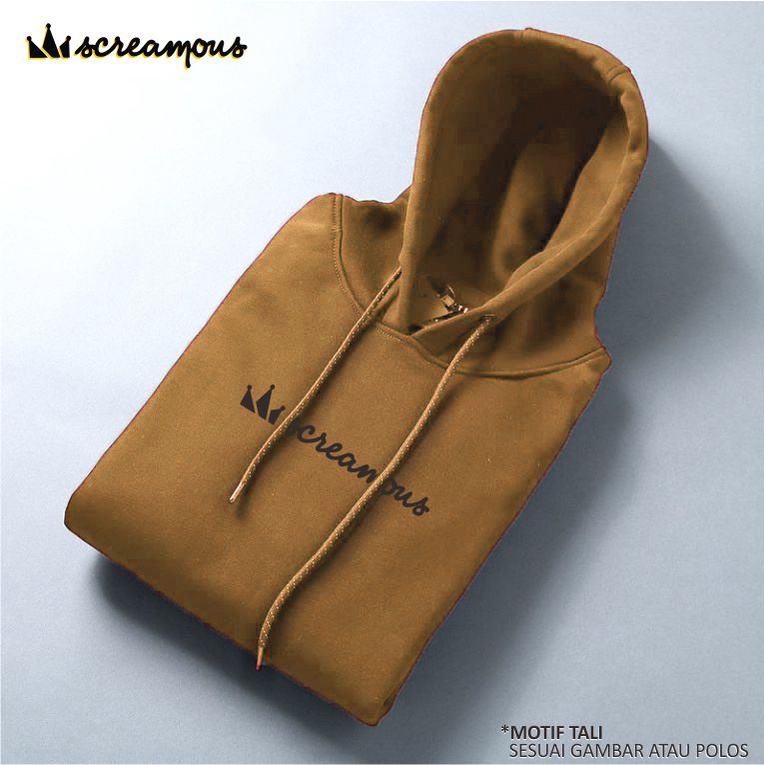 TERMURAH !! SCREAMOUS COD Jaket Sweater Hoodie Pria BAHAN FLEECE TEBAL