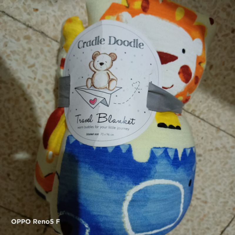 cradle doodle travel blaket