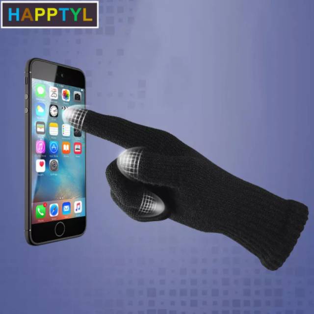 Sarung Tangan Touch Screen Layar Sentuh HP Gojek.Grab Anti Bakteri Glove Touch Screen High Quality