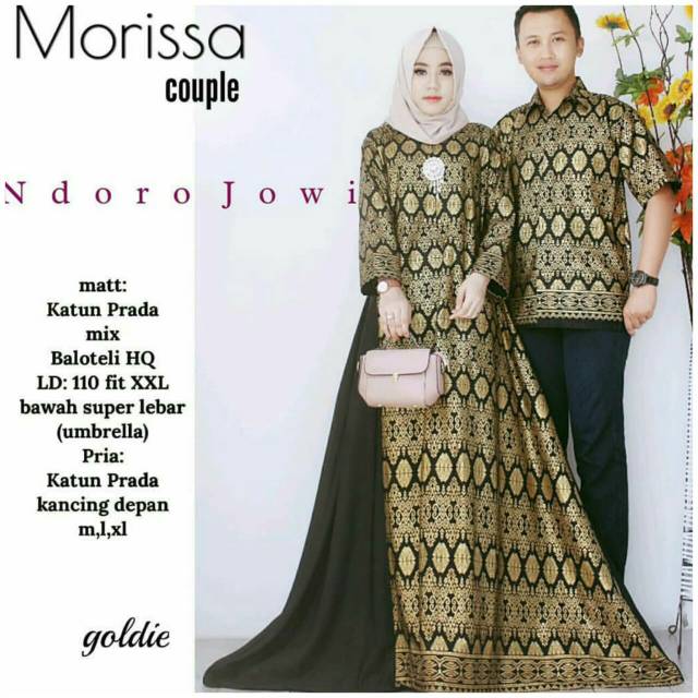 Morissa couple ORI Ndoro Jowi best seller [ silver - gold ]