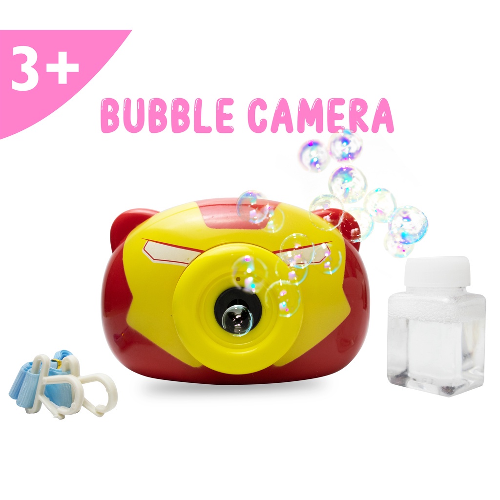 JMT-Mainan Anak Bubble Machine/Mainan Anak Camera Bubble Beautiful Music/Bubble Camera