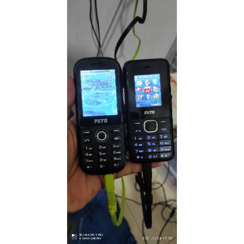 borongan 2 unit HP Mito dual SIM support memori .second original 100% ori