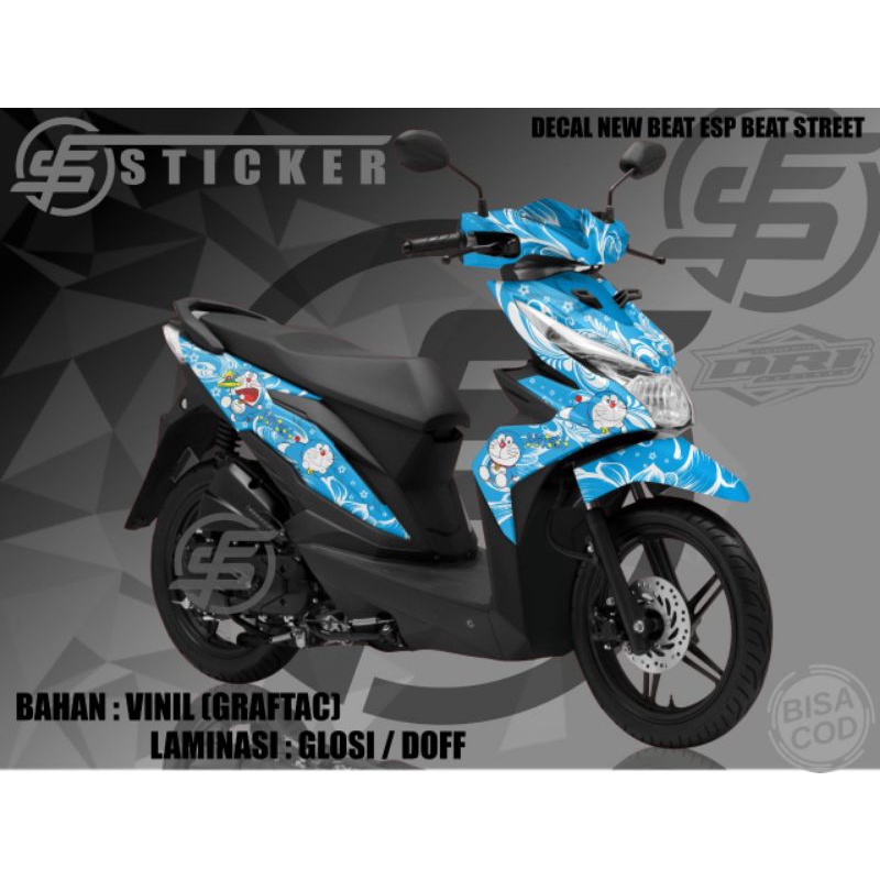 decal full body Honda beat new/2021/beat street striping decal variasi