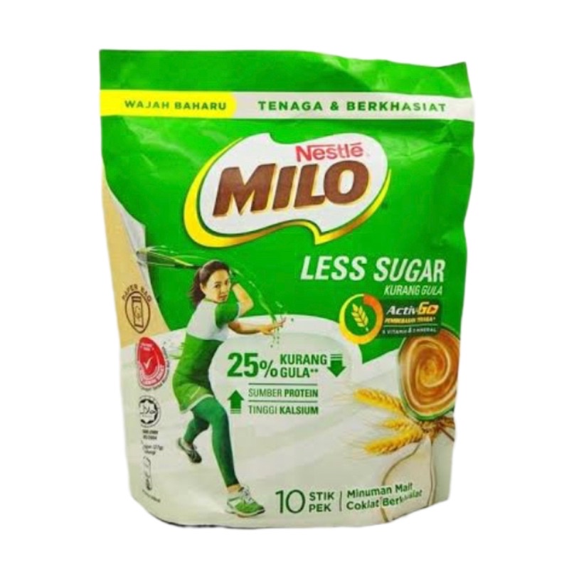 

Milo Less Sugar / Kurang Gula - 10 Stik / milo Malayasia / Milo / Less / Sugar / Kurang / Gula / 10 / Stik / Malayasia