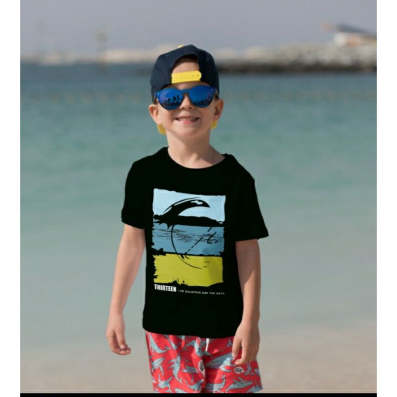 Kaos Anak Tanggung usia 7-10  tahun thirteen xxl-8