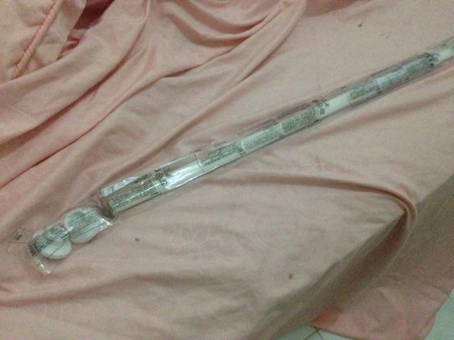 Batang Tirai Shower 120-200 Cm Botaren, Batang Tirai Kamar Mandi Tanpa Bor Sekrup Dapat Dipanjangkan