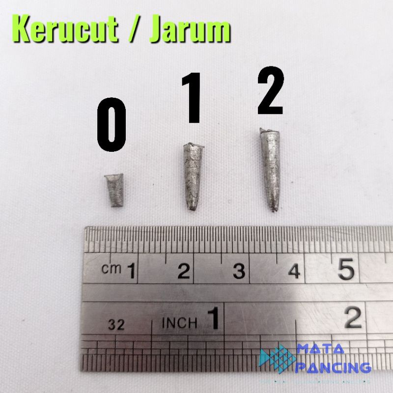 Pemberat timah rahayu isi 100pcs/bungkus