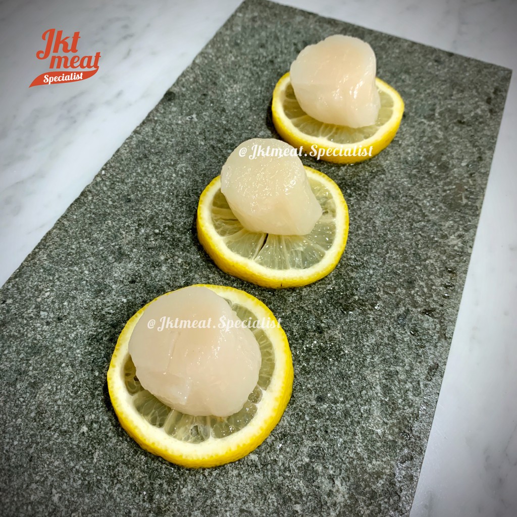 

Scallop US Impor / Frozen Scallop USA / Kerang Simping Impor 200gr