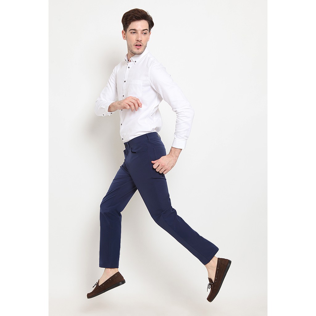  Jobb  Active Travis Celana  Panjang  Modern Slim Fit Navy 