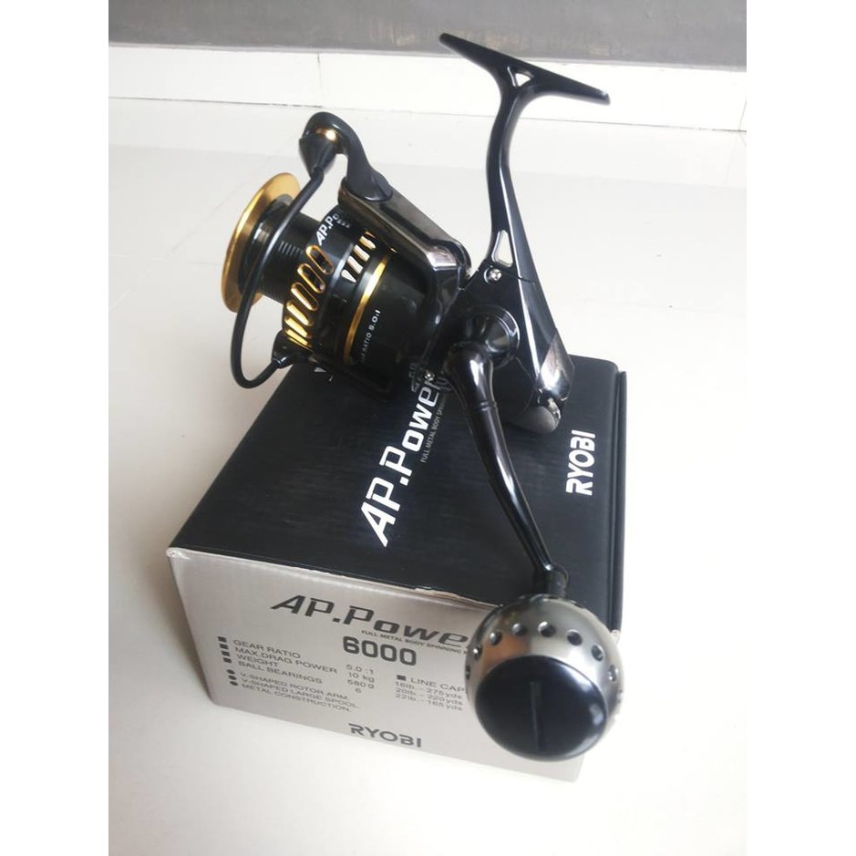 New Reel Pancing Ryobi AP Power III 6000 TERBAIK