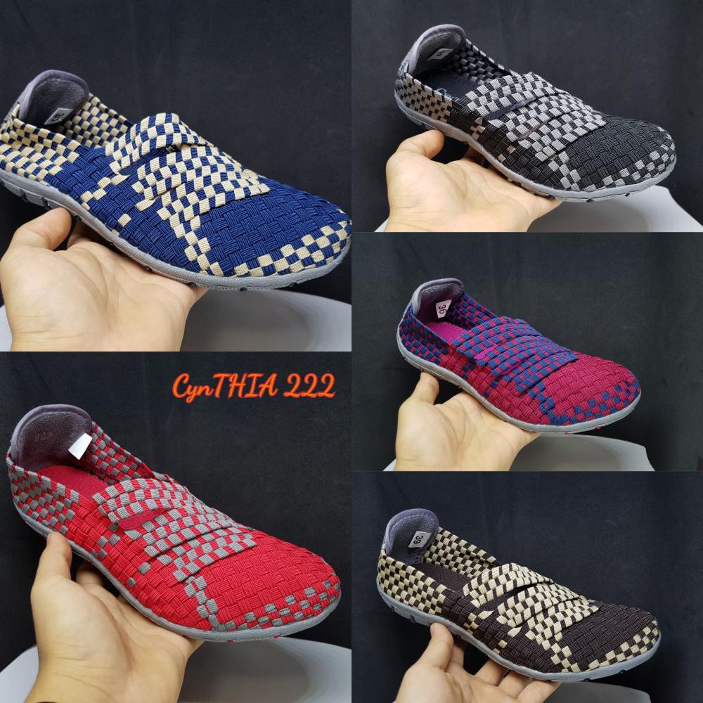 Jual CYNTHIA SEPATU RAJUT   SEPATU ANYAM   CYNTHIA FLAT 222 ORIGINAL Diskon