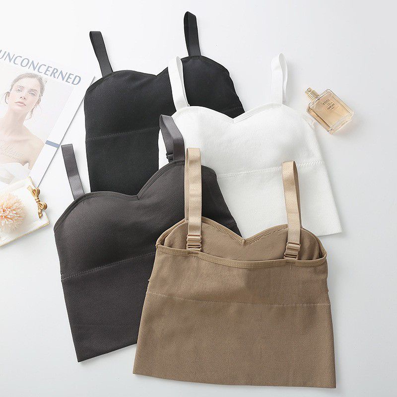 Tank top Bra tali lebar 42-7#