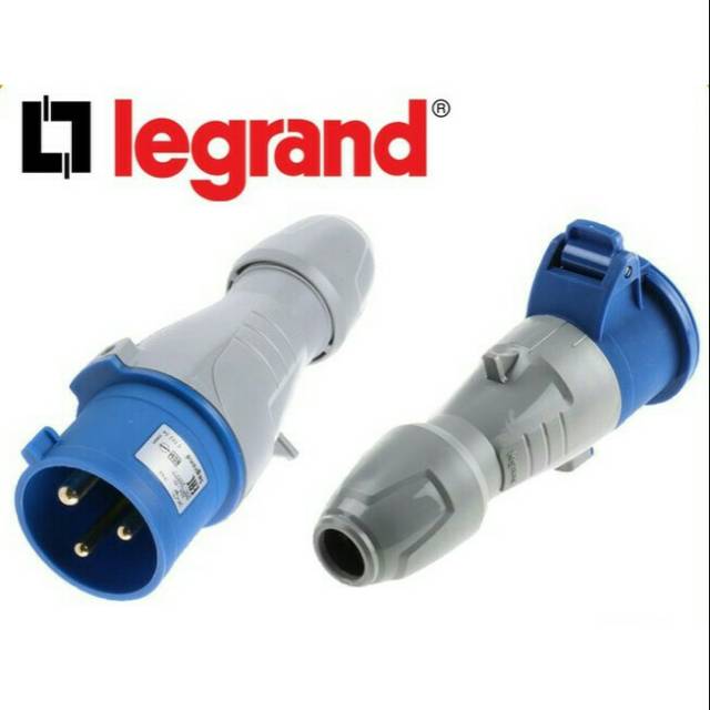 LEGRAND MOBILE SOCKETS+PLUG P17 - IP44 - 200/250 V 16 A - 2P+E