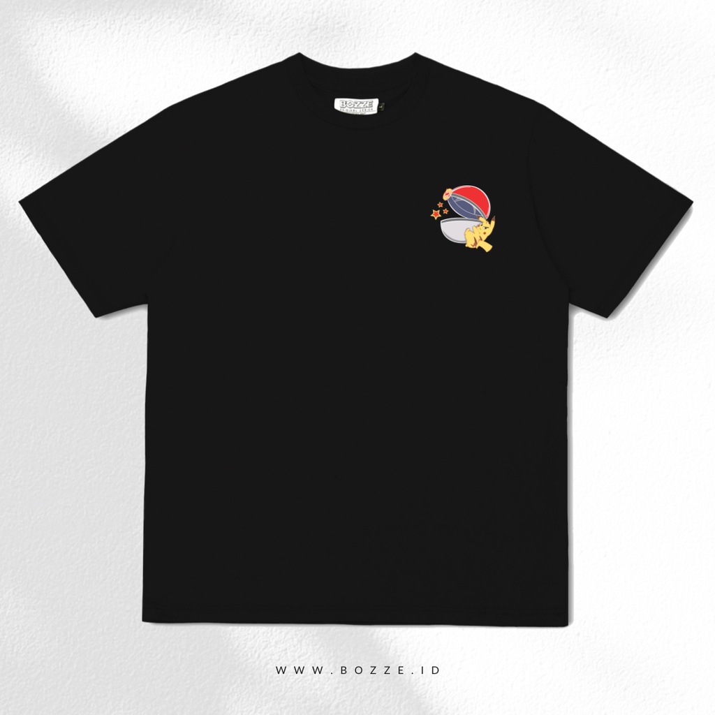 BOZZE Oversize Tee Pocket Master Yellow | Pikachu | Pokemon Unisex Tee