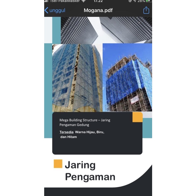 

READYY polynet bangunan proyek 1 Roll TERLARIS