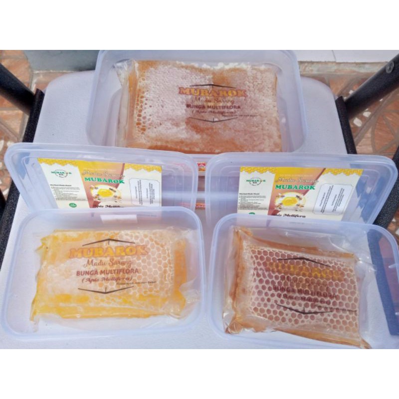 

Madu Sarang * MUBAROK* 500gr. Madu murni asli 100%