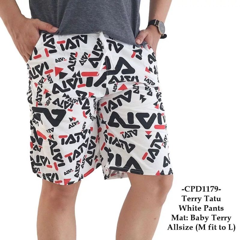 CELANA PENDEK PRIA / CELANA SANTAI PRIA / MEN SHORT PANTS IMPORT BABY TERRY