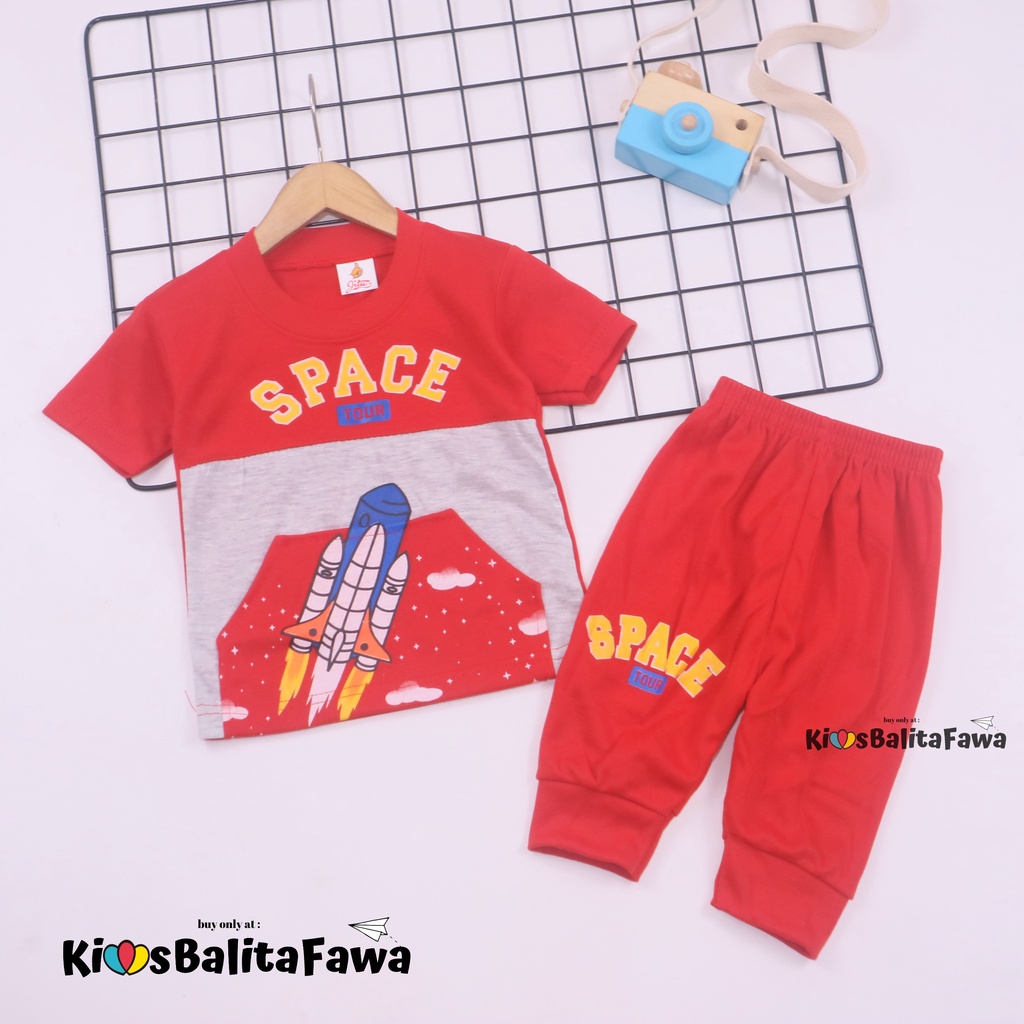 Setelan Pokopow uk 3-18 Bulan / Kaos Karakter Export Branded Bayi Laki Laki Baju Set New Born SNI Import