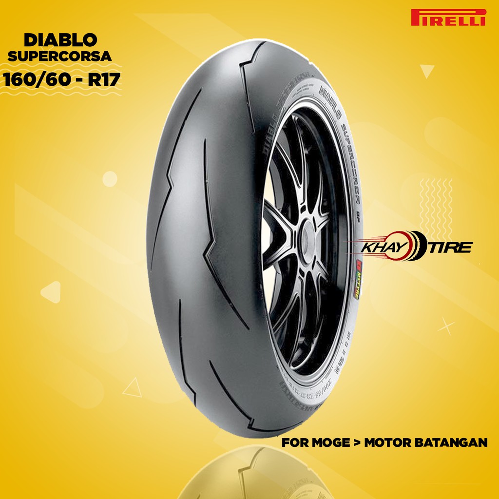 Ban Motor Moge Motor Batangan Pirelli Diablo Supercorsa Sc2 160 60 Zr17 V3 Shopee Indonesia