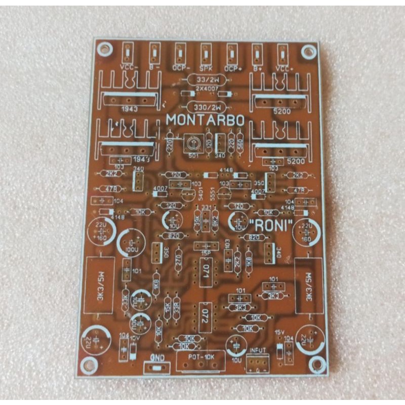 Jual PCB POWER ITALI 3000W Mono MONTARBO Fiber | Shopee Indonesia