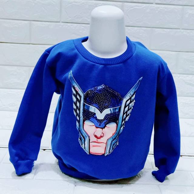LR SWEATER KARAKTER/ SWEATER ANAK LAKI2/SWEATER NYALA/SWEATERLED