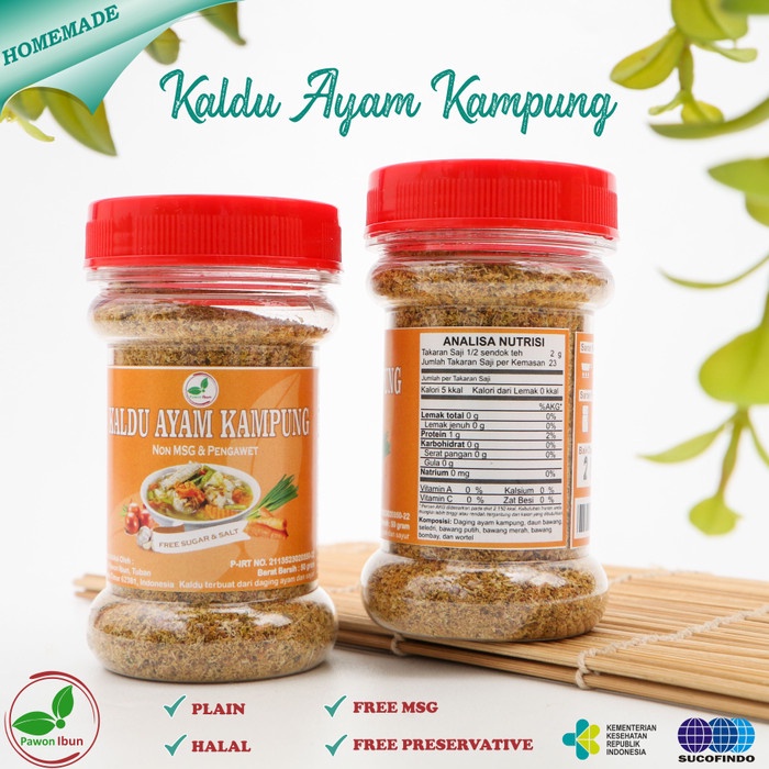 

NEW Kaldu MPASI Pawon Ibun Non MSG-Gula-Garam (ayam, salmon, sapi, tempe) - Ayam Kampung