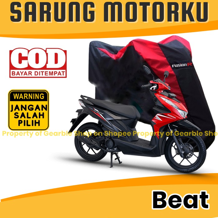 Sarung Motor Beat Waterproof Cover Motor Beat Anti Air Penutup Motor Beat Mantel Motor Beat