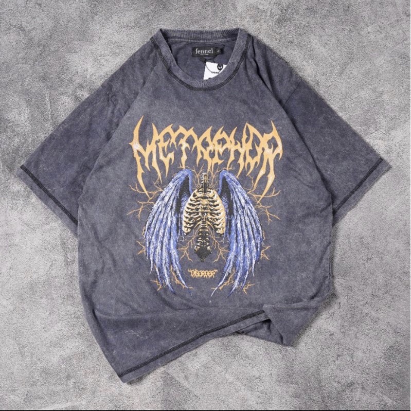 Kaos wash Oversize Distro Motif