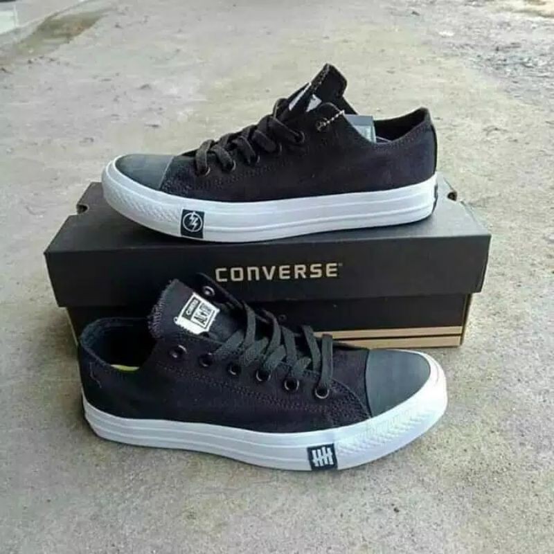 Sepatu Converse CT All Star Fashion Skull Bones Navy Blue High Original Premium Made In Vietnam BNIB