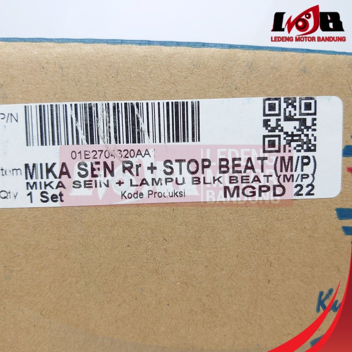 Win Mika Sen Beat Carbu + Kaca Lampu Stop Rem Stoplamp Belakang Bagus