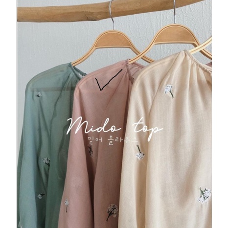 OUDRE MIDO TOP IN BLUSH (NEW WITH TAG)