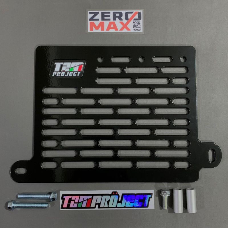 Cover Tutup Radiator TZM PROJECT Linear Hitam Yamaha NMAX Old