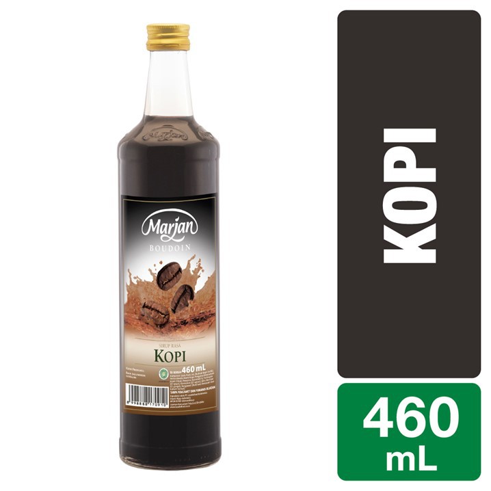 Marjan Boudoin Syrup Kopi 460ml Indonesia