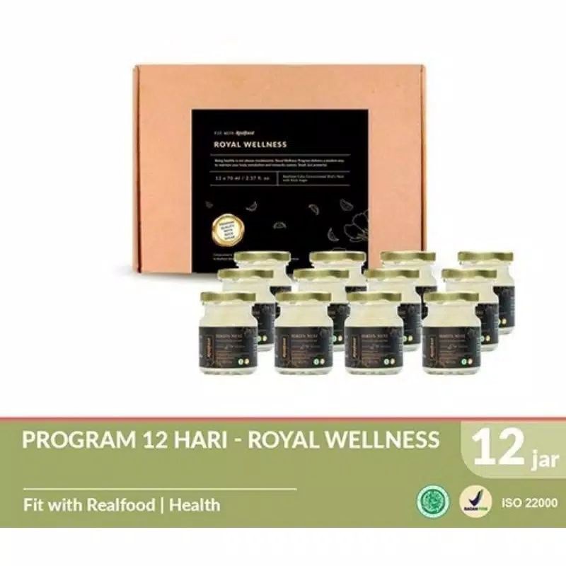 

Realfood Royal Wellness 12 Jar / Minuman Sarang Burung Walet