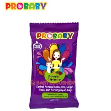 Probaby Powder Cleanser 13gr l Sabun Pencuci botol