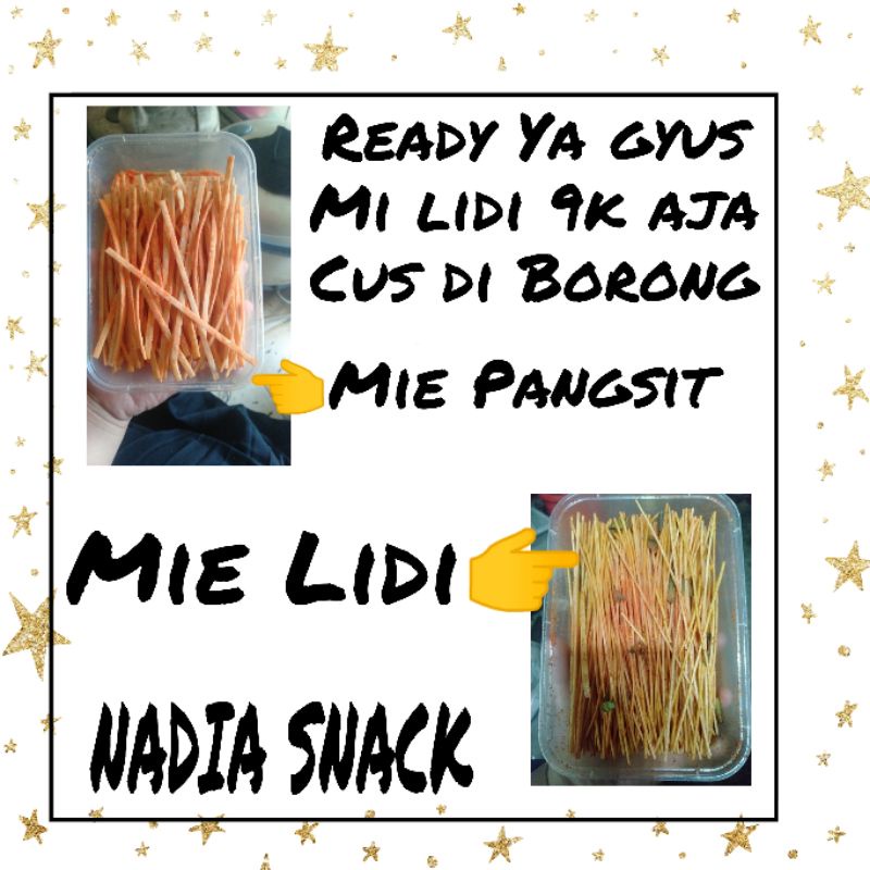 

mie lidi tipis dan gepeng