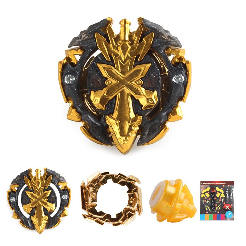 New Limited Edition Gold B-48 Metal Fusion Burst Beyblade Ada Peluncur Mainan Anak