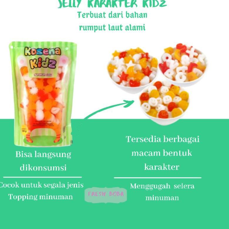 

[DISCOUNT JK063] Minuman jelly motif kosena kidz bentuk karakter lucu rasa strawberry Promo