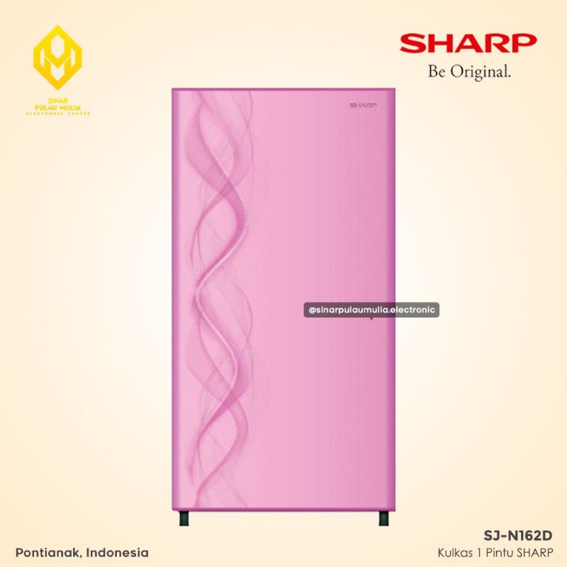 Sharp Kulkas 1 Pintu 133 Liter Low Wattage - SJ-N162D / SJ N162D / SJ N 162 D