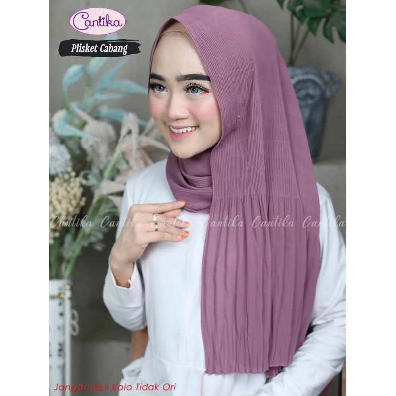 Pashmina Plisket Cabang Ori Cantika Hijab