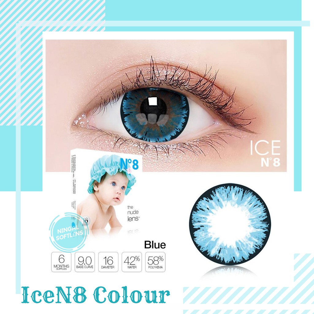 SOFTLENS ICE NO 8 N8 n 8 COLOR