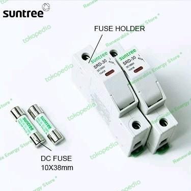 DC FUSE HOLDER + FUSE LINK SET SEKRING DC FUSE 1 SET