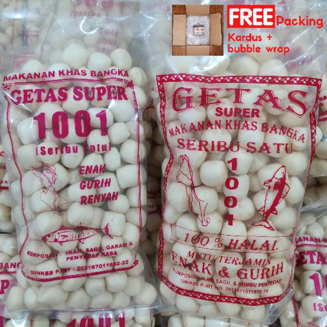 

Getas / Pilus Bangka Super 250 gram | 1001 (Seribu Satu)