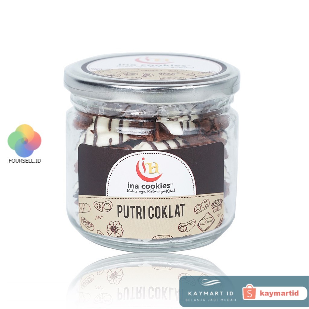 

Ina Cookies - Putri Coklat JAR Ina Cookies Kue Kering Oleh Oleh Bandung