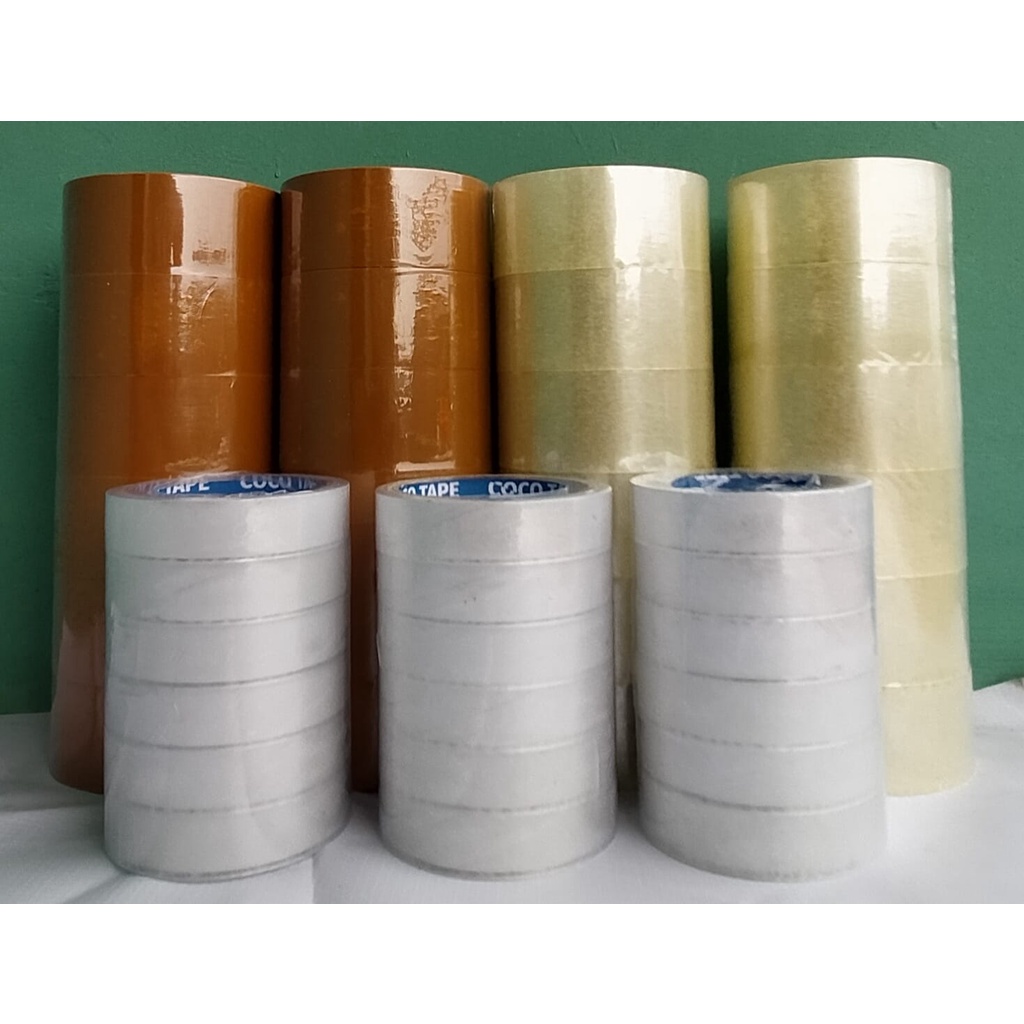 Lakban Bening 1 inci (24mm x 50yd) original | Selotip Murah | Lakban 1 inch | Selotip Kecil | Lakban 1 inci | Selotip Bening | Lakban Kecil