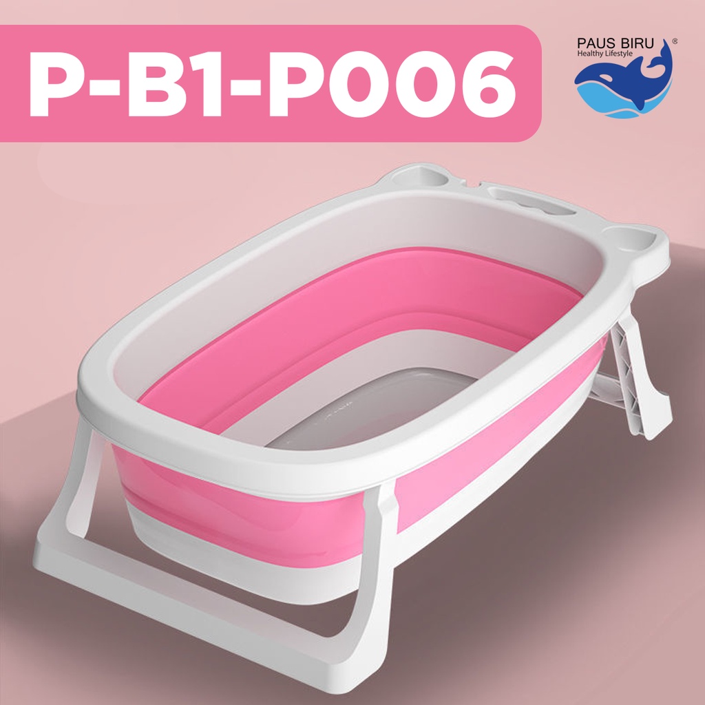 FOLDABLE BABY TUB | BAK MANDI BAYI LIPAT | BATH TUB BAYI-PINK