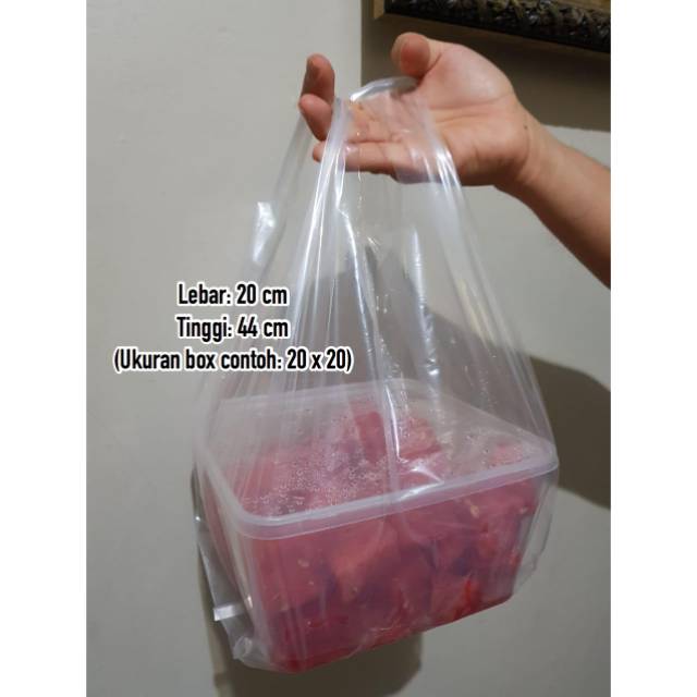 

Plastik transparan ( bening)