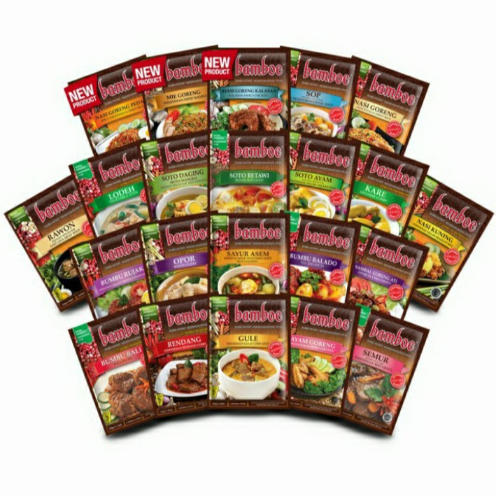 

Bamboe Bumbu Dapur All Varian Rawon / Nasi Goreng / Bali / Soto Daging /Soto Ayam / Tahu Campur