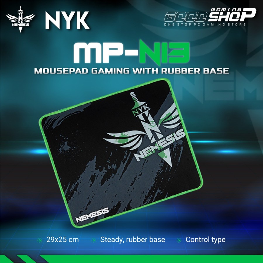 NYK MP-N13 Standar - Pinggir Jahit Rubber - Gaming Mousepad